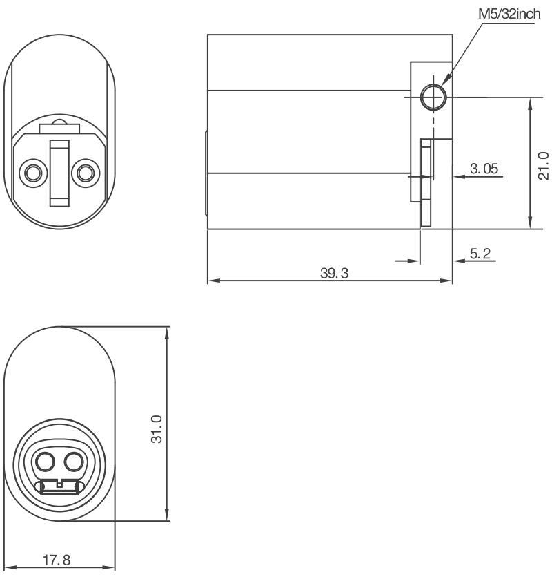 570 Oval Cylinder Drawing