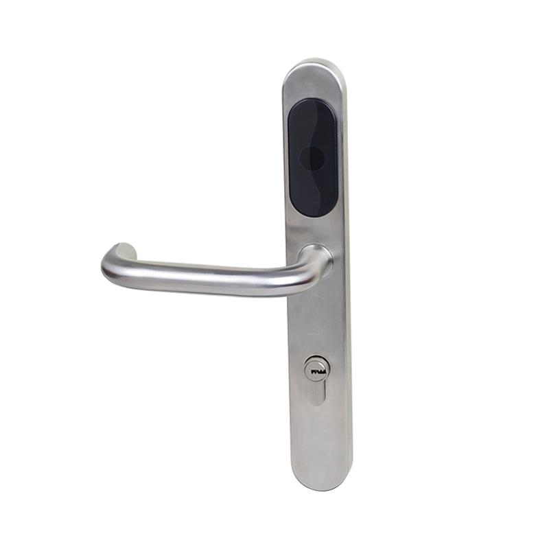 electronic door lock with handle