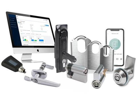 electronic industrial lock system